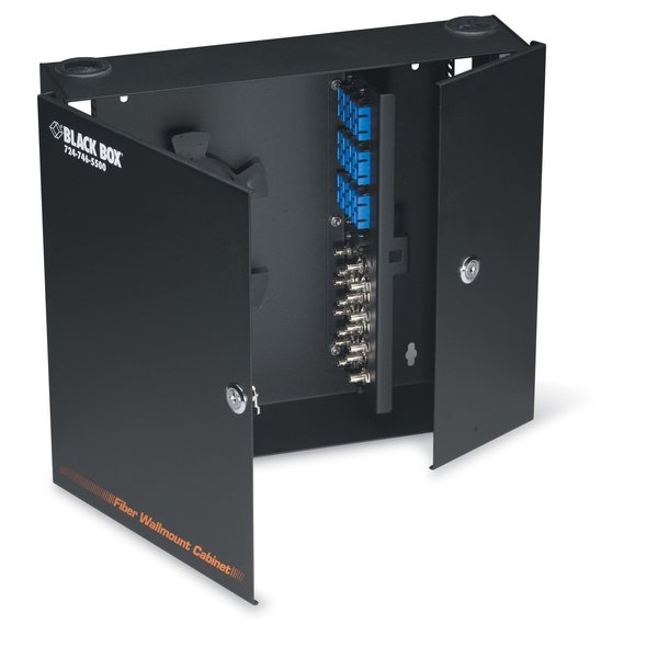 Black Box Wallmount Fiber Enclosure, Locking, 4 Slot JPM402A-R3